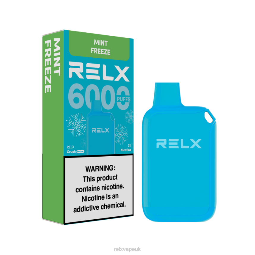 RELX Crush Pocket 6000 Icy | 8N4412 ‎RELX Online Shop Mint Freeze