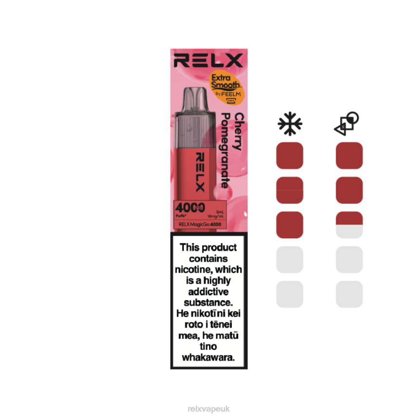 RELX MagicGo 4000 Disposable Vape | 8N448 ‎RELX UK Cherry Pomegranate