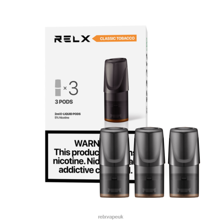 Classic Tobacco - RELX flavors - 4DL0X122 RELX Classic Pods