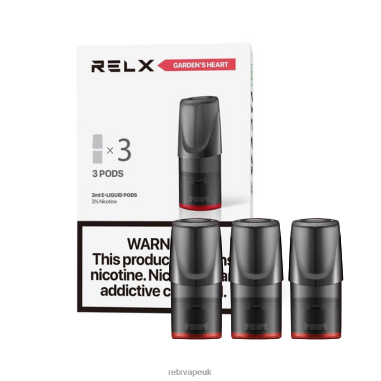 Garden's Heart-Strawberry - RELX pods UK - 4DL0X127 RELX Classic Pods