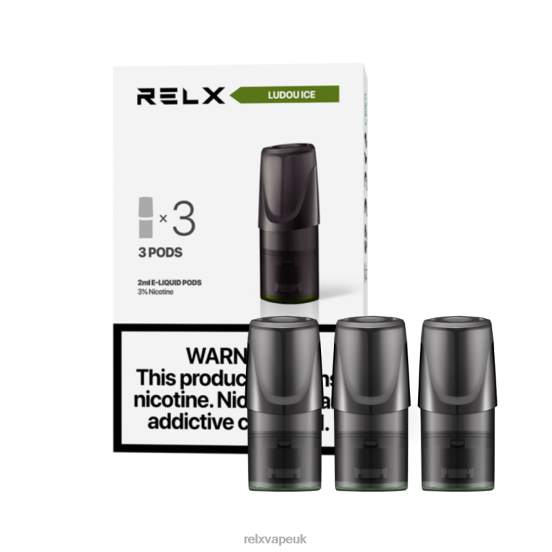 Ludou Ice-Green Bean - RELX UK - 4DL0X128 RELX Classic Pods