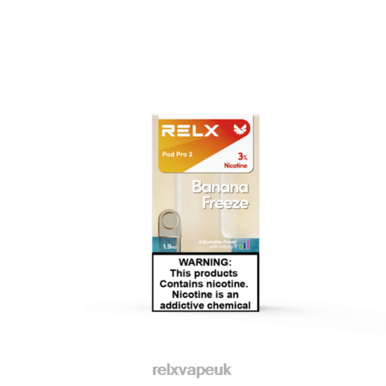 Banana Freeze - RELX united kingdom - 4DL0X89 RELX Pod Pro 2 - 3 Pods