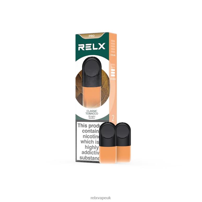 Classic Tobacco - RELX London - 4DL0X22 RELX Pod Pro - 2 Pods