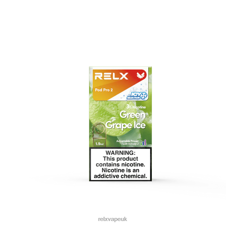 Green Grapes - RELX UK - 4DL0X118 RELX Pod Pro 2 - 3 Pods