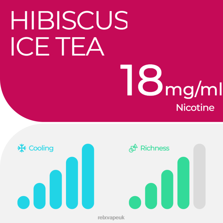 Hibiscus Ice Tea - RELX pods price - 4DL0X15 RELX Pod Pro - 2 Pods