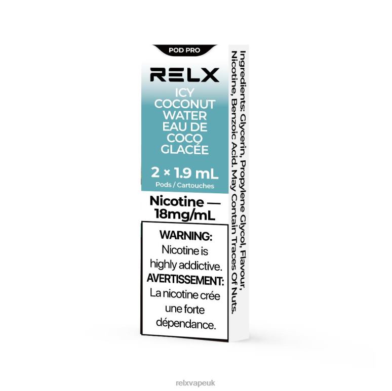 Icy Coconut Water - RELX flavors - 4DL0X21 RELX Pod Pro - 2 Pods
