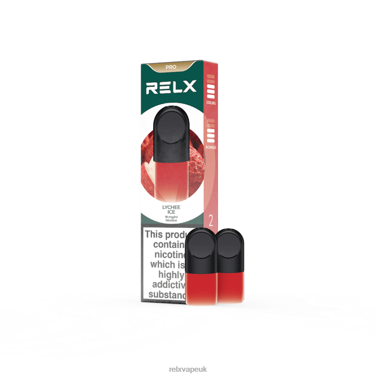 Lychee Ice - RELX pods UK - 4DL0X6 RELX Pod Pro - 2 Pods