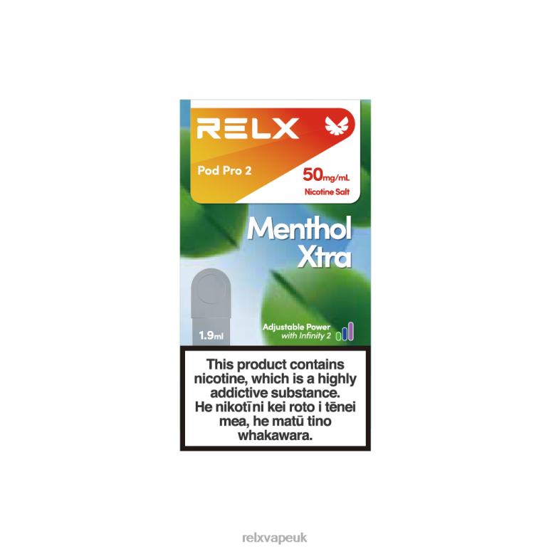 Menthol Xtra - RELX vape UK - 4DL0X101 RELX Pod Pro 2 - 3 Pods