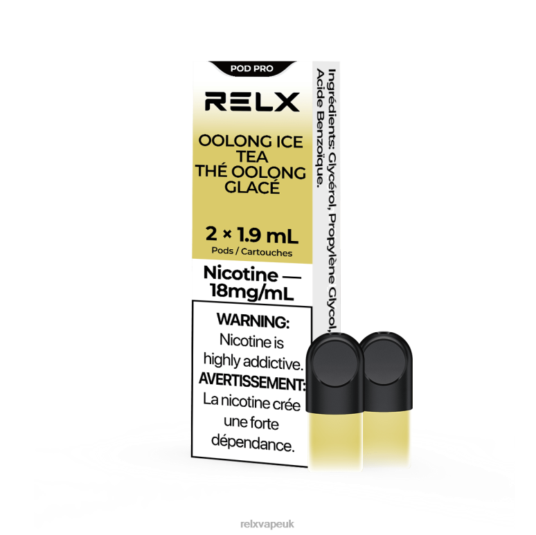 Oolong Ice Tea - RELX pods London - 4DL0X14 RELX Pod Pro - 2 Pods