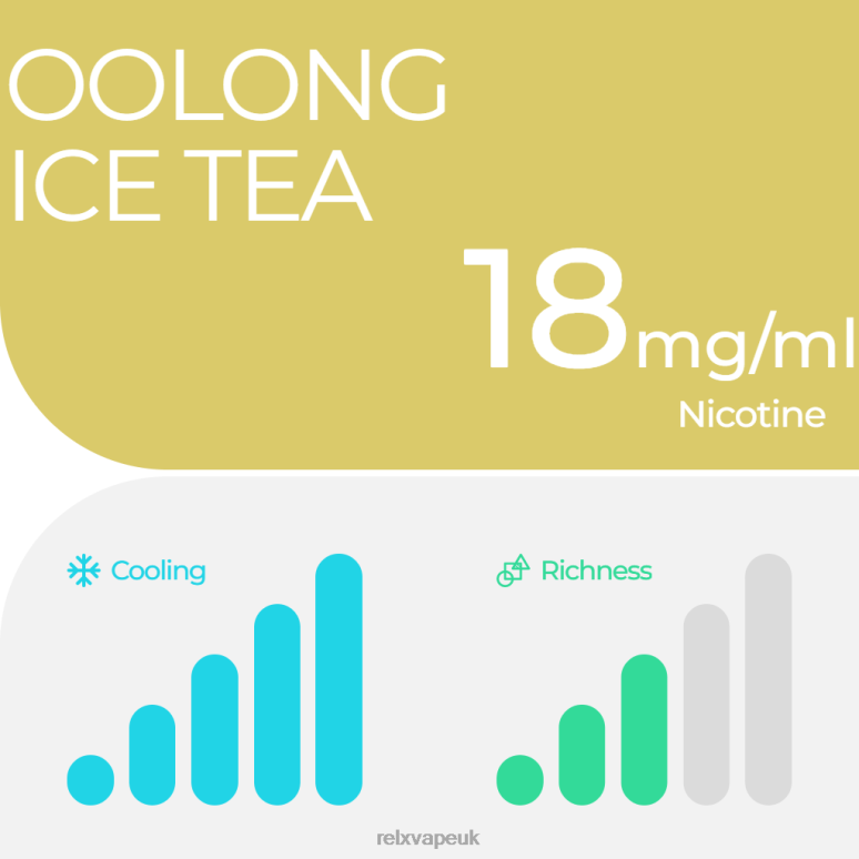 Oolong Ice Tea - RELX pods London - 4DL0X14 RELX Pod Pro - 2 Pods