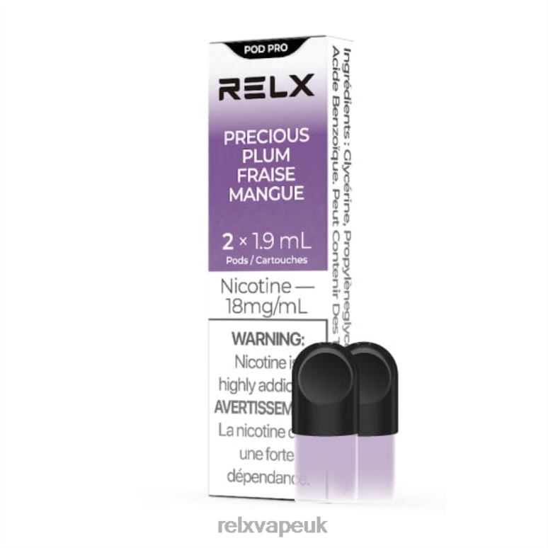 Precious Plum - RELX pods London - 4DL0X4 RELX Pod Pro - 2 Pods
