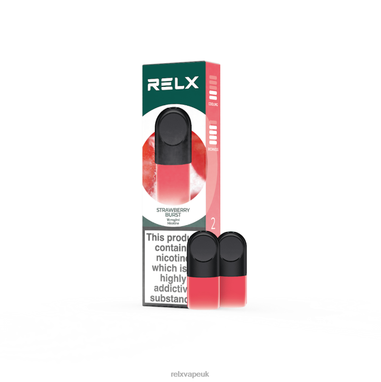 Strawberry Burst - RELX pods London - 4DL0X34 RELX Pod