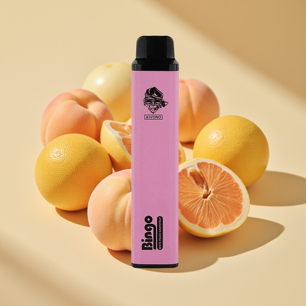 Aivono AIM BINGO 4000 Puffs Disposable Vape White Peach Grappefruit 10mL 1000mAh