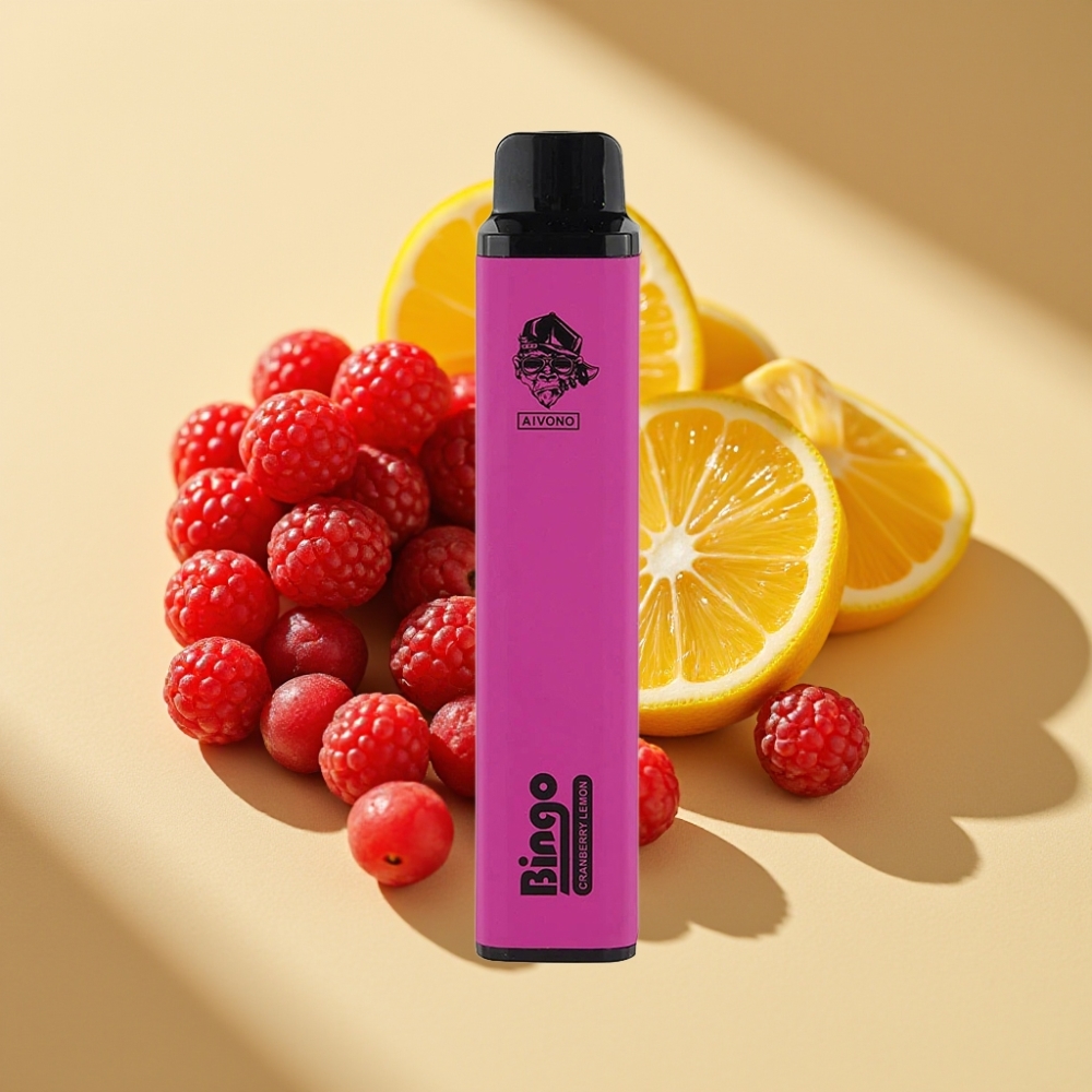 Aivono Aim Bingo 4000 Puffs Disposable Vape Cranberry Lemon 10mL 1000mAh Rechargeable
