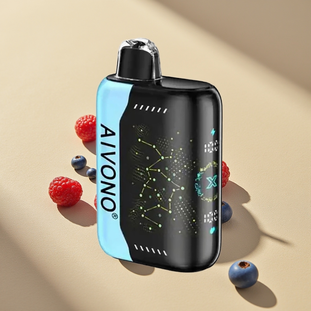 Aivono AIM BOOM 25000 Puffs 28ml 650mAh Type-C Blue Razz Ice Disposable Vape