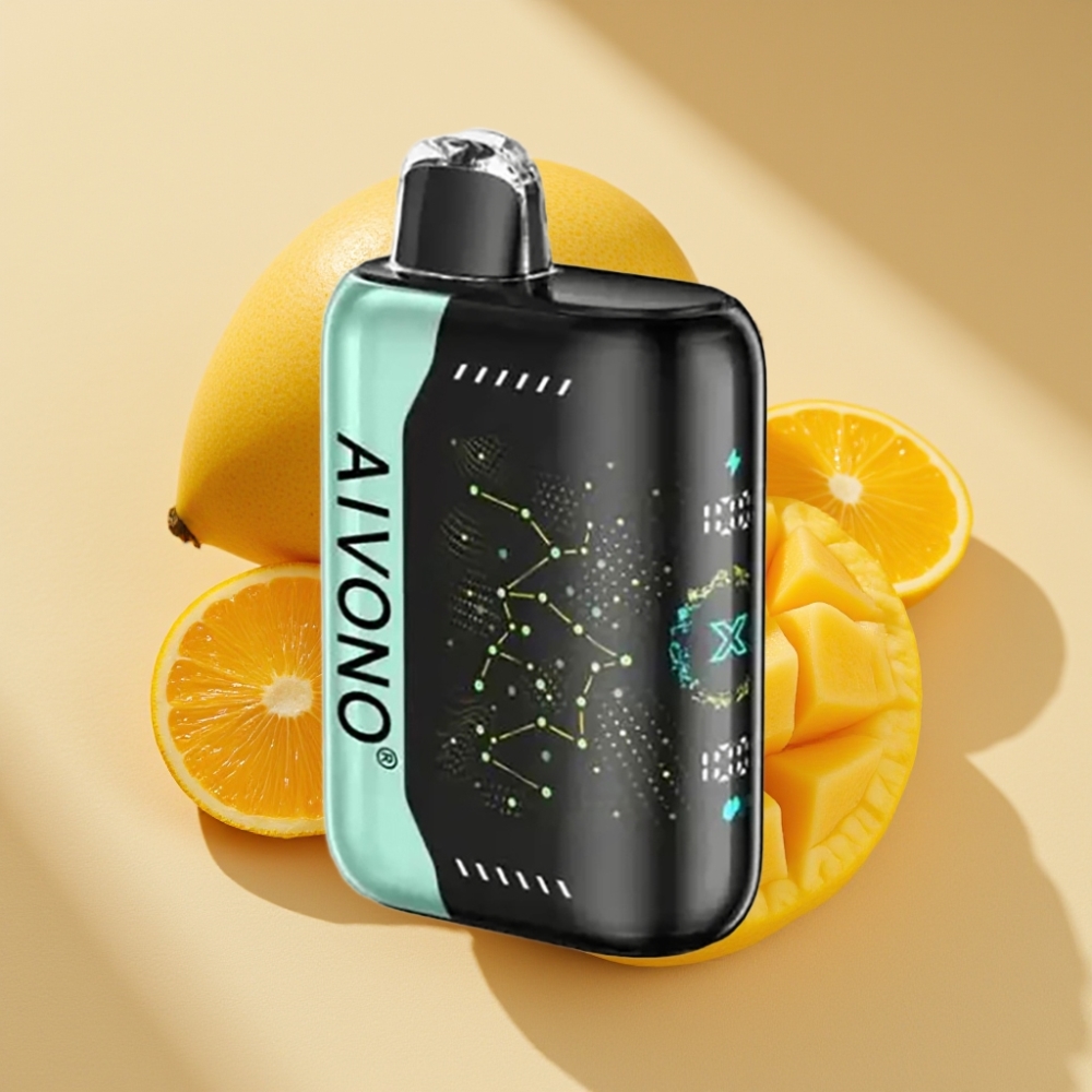 Aivono AIM BOOM 25000 Puffs 28ml 650mAh Type-C Sour Mango Pineapple Disposable Vape