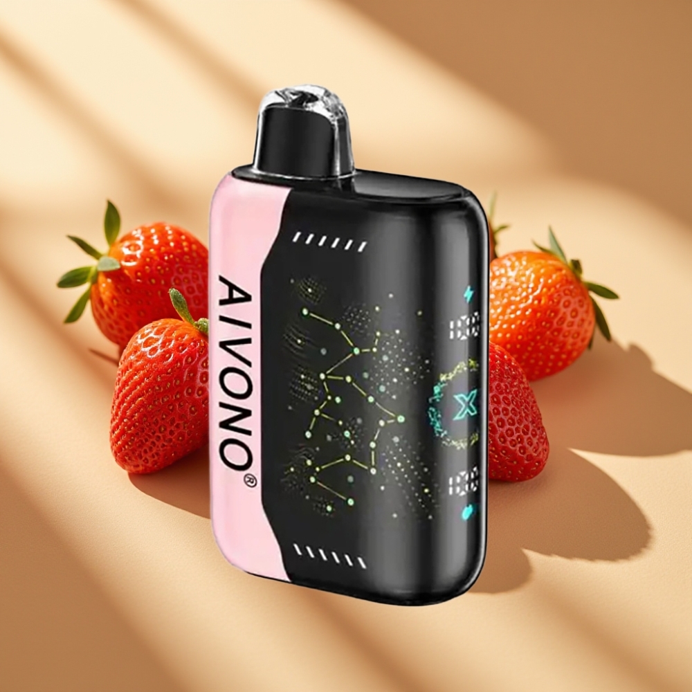 Aivono Aim Boom 25000 Puffs Strawberry B Pop 28ml 650mAh 1.2ohm 0-5% Type-C 90g