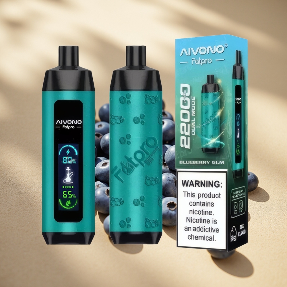 Aivono AIM FATPRO 22000 Puffs 28ml 600mAh 0.6ohm Dual Modes Blueberry Gun