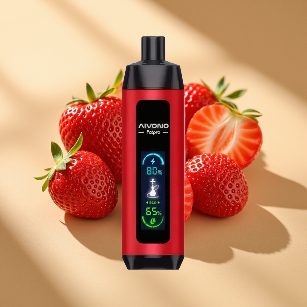 Aivono Aim Fatpro 22000 Puffs 28ml 600mAh 0.6ohm Mesh Dual Modes Strawberry Punch