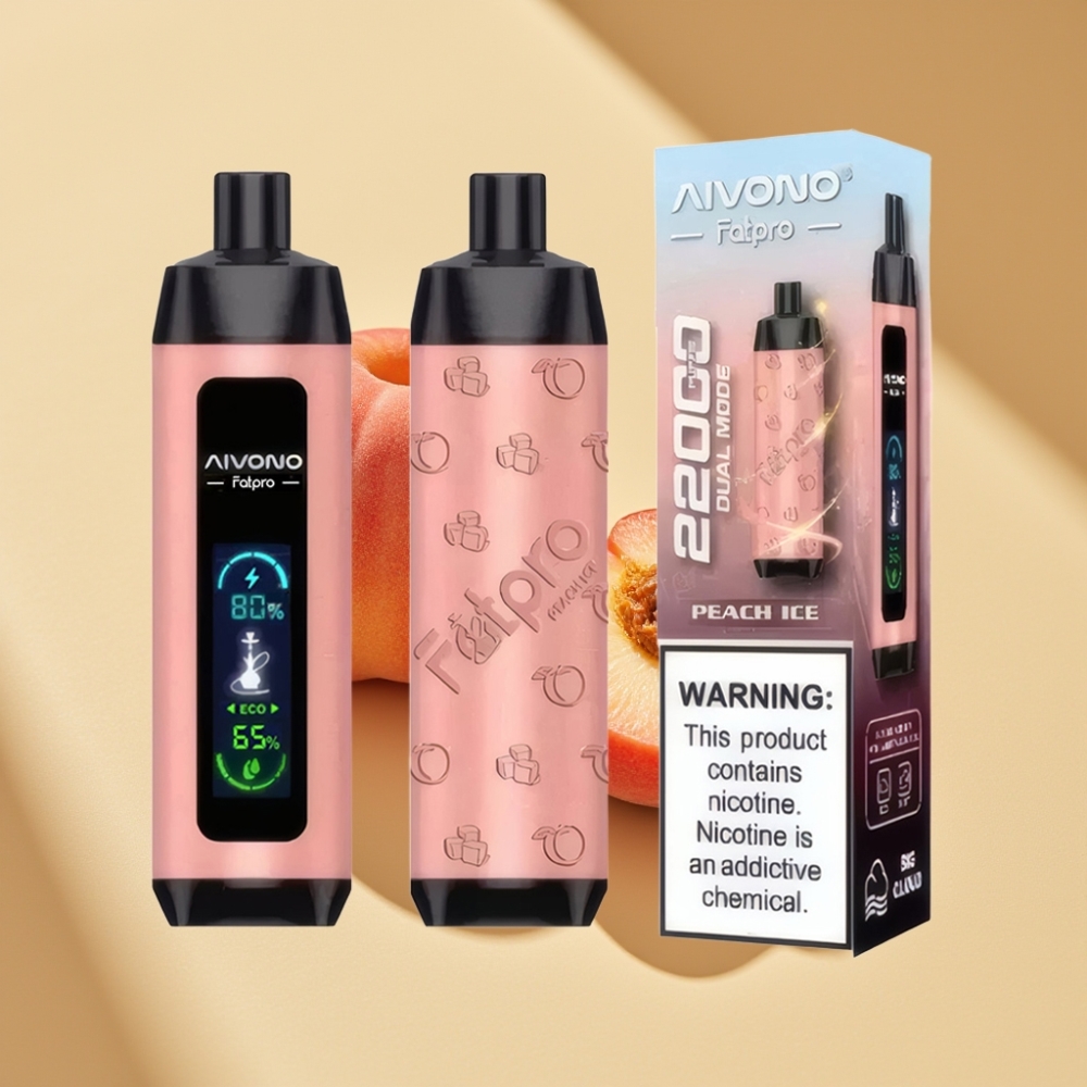 Aivono Aim Fatpro 22000 Puffs 28ml 600mAh Peach Ice Disposable Vape