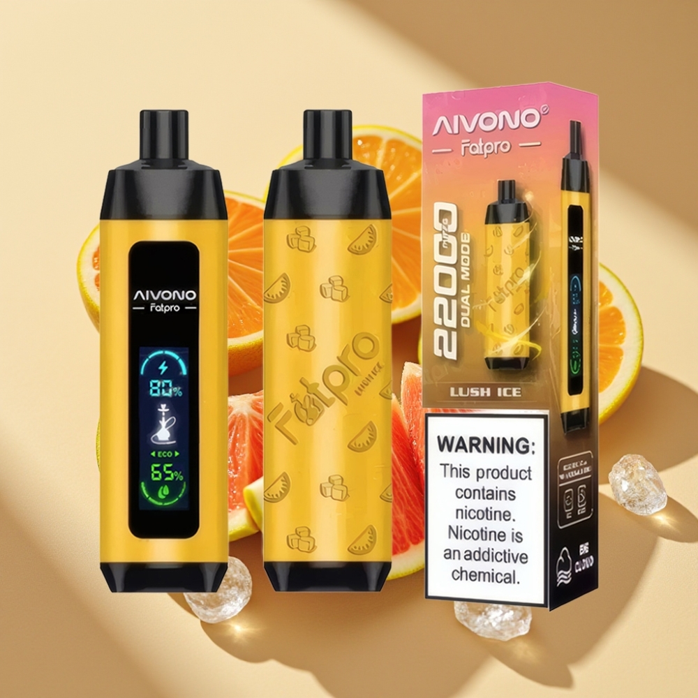 Aivono Aim Fatpro 22000 Puffs 28ml 600mah 0.6ohm Dual Modes Lush Ice
