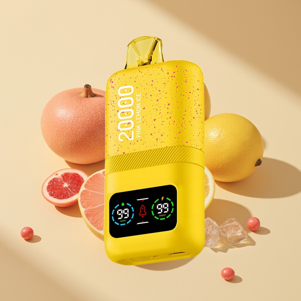 Aivono AIM MAGIC 20000 Puffs 26ml Dual Mesh LCD Type-C Pink Lemon Ice