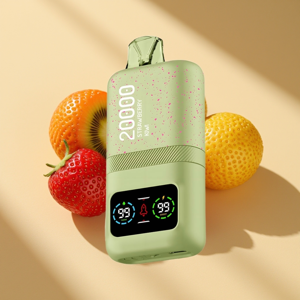 Aivono AIM MAGIC 20000 Puffs Disposable Vape Strawberry Kiwi 26ml Dual Mesh LCD Type-C