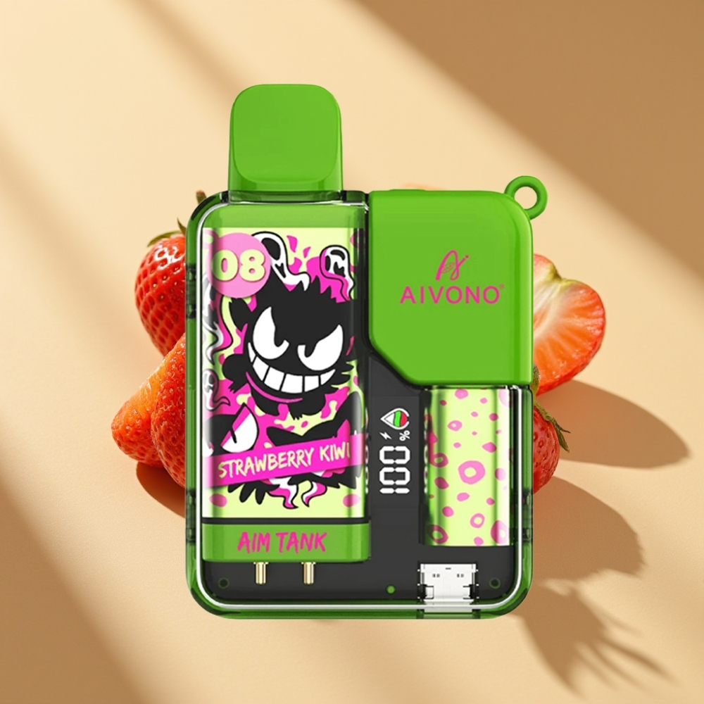 Aivono AIM-TANK 9500 Puffs 18mL 650mAh LCD Strawberry Liwi