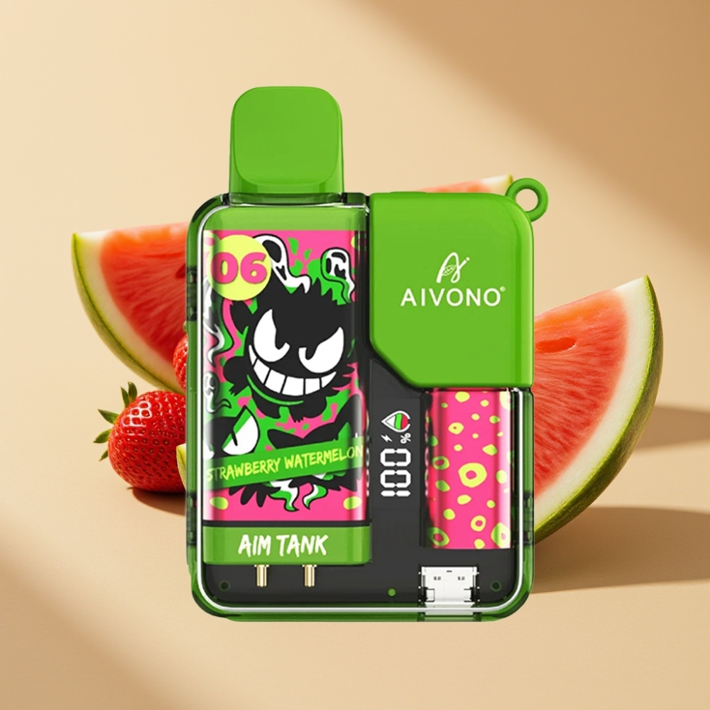 Aivono AIM-TANK 9500 Puffs 18mL 650mAh LCD Strawberry Watermelon