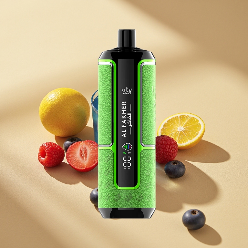 Al Fakher Crown Bar 15K Hypermax 22ml 6mg DTL Blue Razz Lemonade Disposable Vape