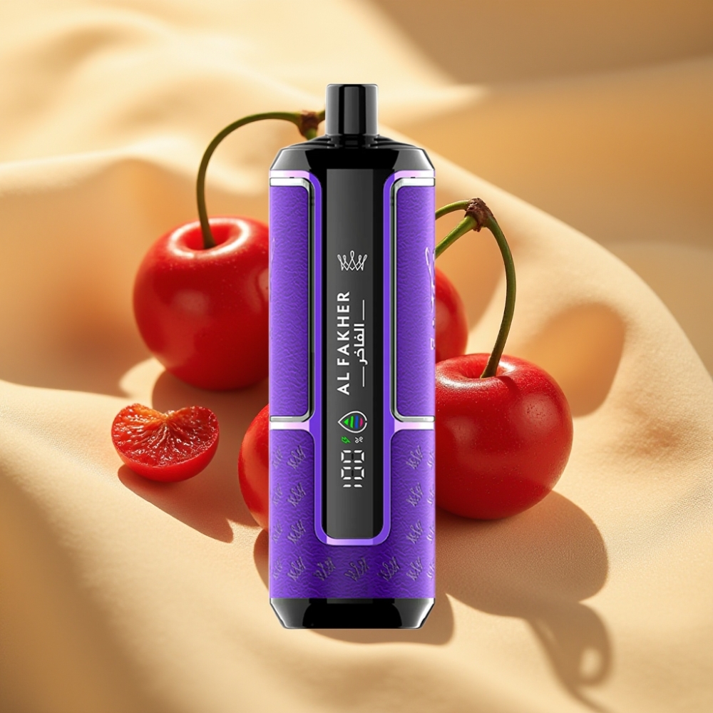 Al Fakher Crown Bar 15K Hypermax 22ml 6mg DTL Cherry Fiesta Disposable Vape Kit