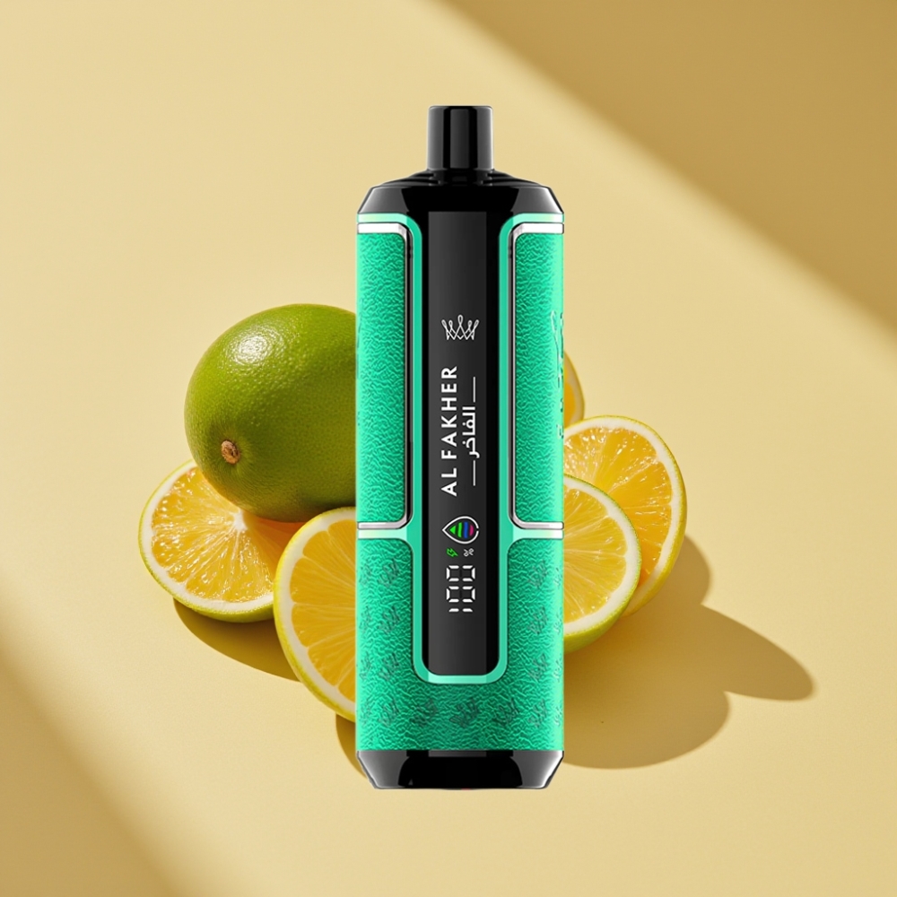 Al Fakher Crown Bar 15K Hypermax 22ml 6mg DTL Lemon Lime Disposable Vape