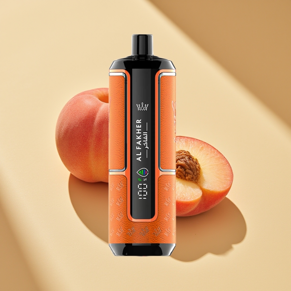Al Fakher Crown Bar 15K Hypermax 22ml 6mg Peach Ice Disposable Vape