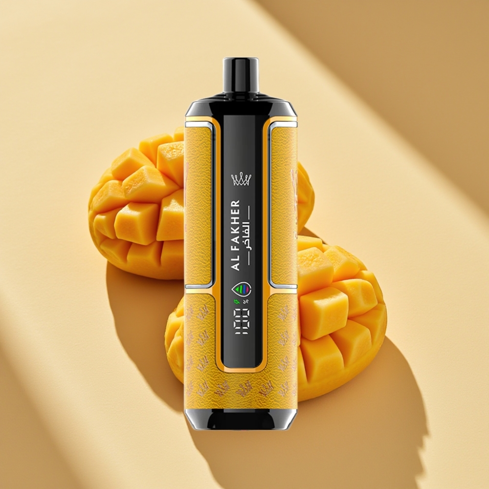 Al Fakher Crown Bar 15K Hypermax Disposable Vape Kit 22ml 600mAh Type-C Mango Ice