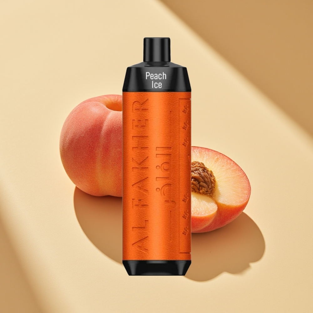 Al Fakher Crown Bar 8000 600mAh 18ml 5mg Peach Ice Disposable Vape