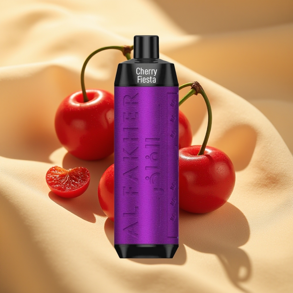 Al Fakher Crown Bar 8000 Crystal 600mAh 18mL 5mg Cherry Fiesta Disposable Vape