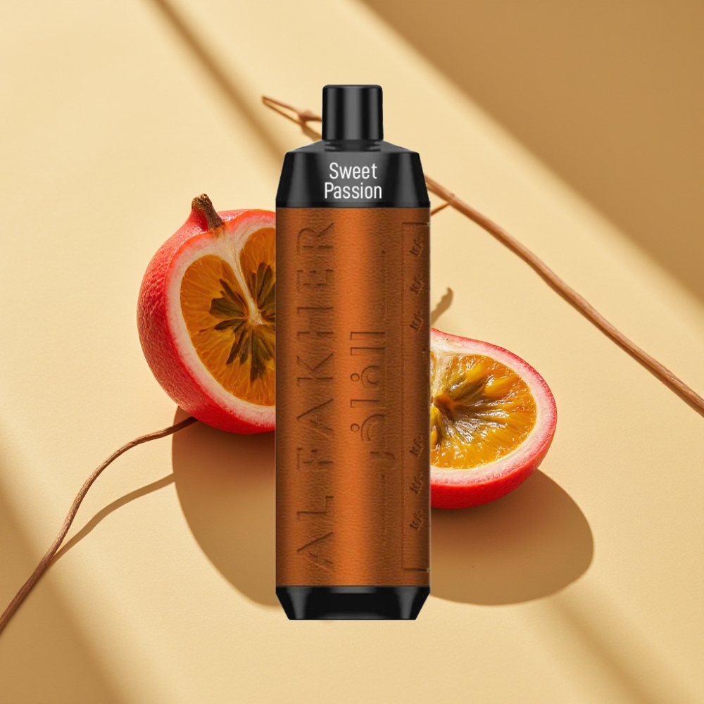 Al Fakher Crown Bar 8000 Crystal 600mAh 18mL 5mg Disposable Vape Sweet Passionfruit