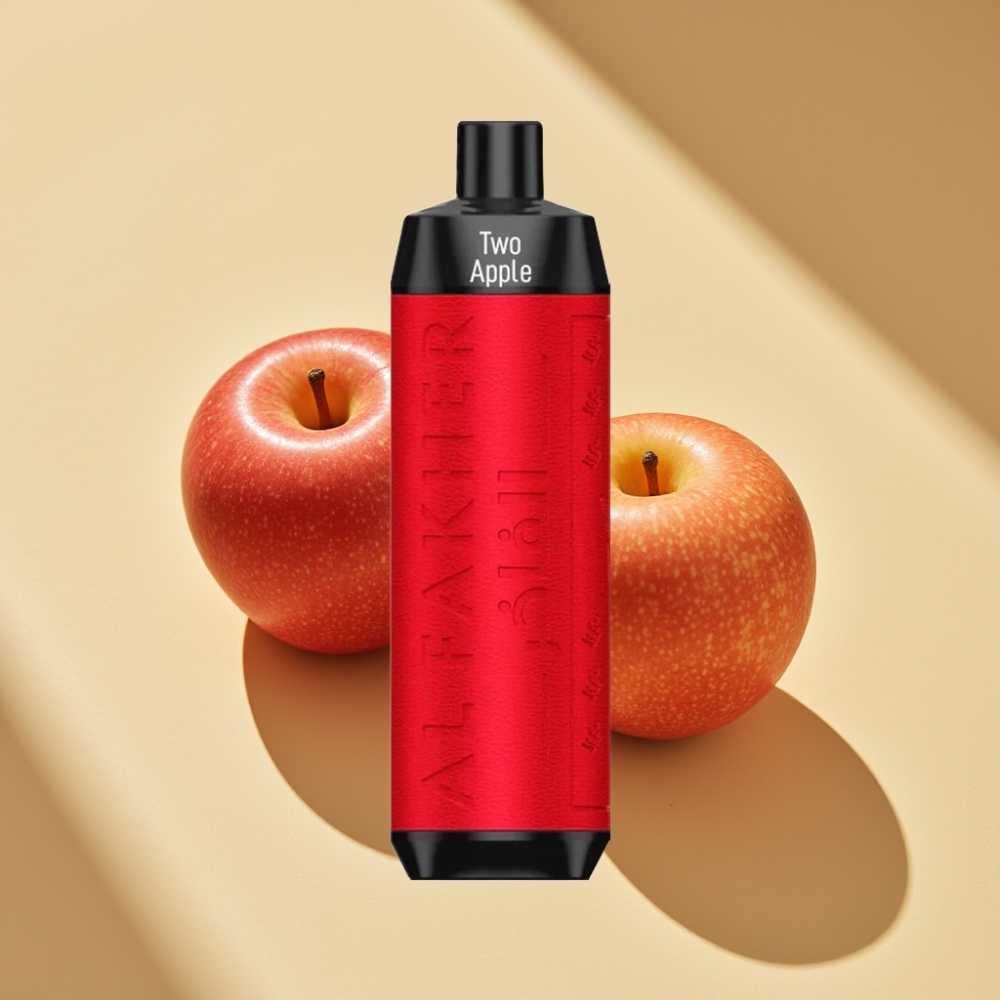 Al Fakher Crown Bar 8000 Crystal 600mAh 18ml 5mg Disposable Vape Two Apple