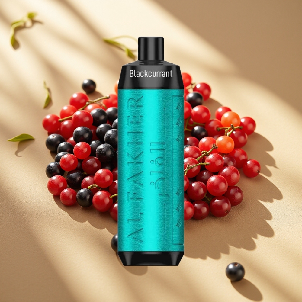 Al Fakher Crown Bar 8000 Crystal Disposable Vape Black Currant Ice 600mAh 18mL 5mg