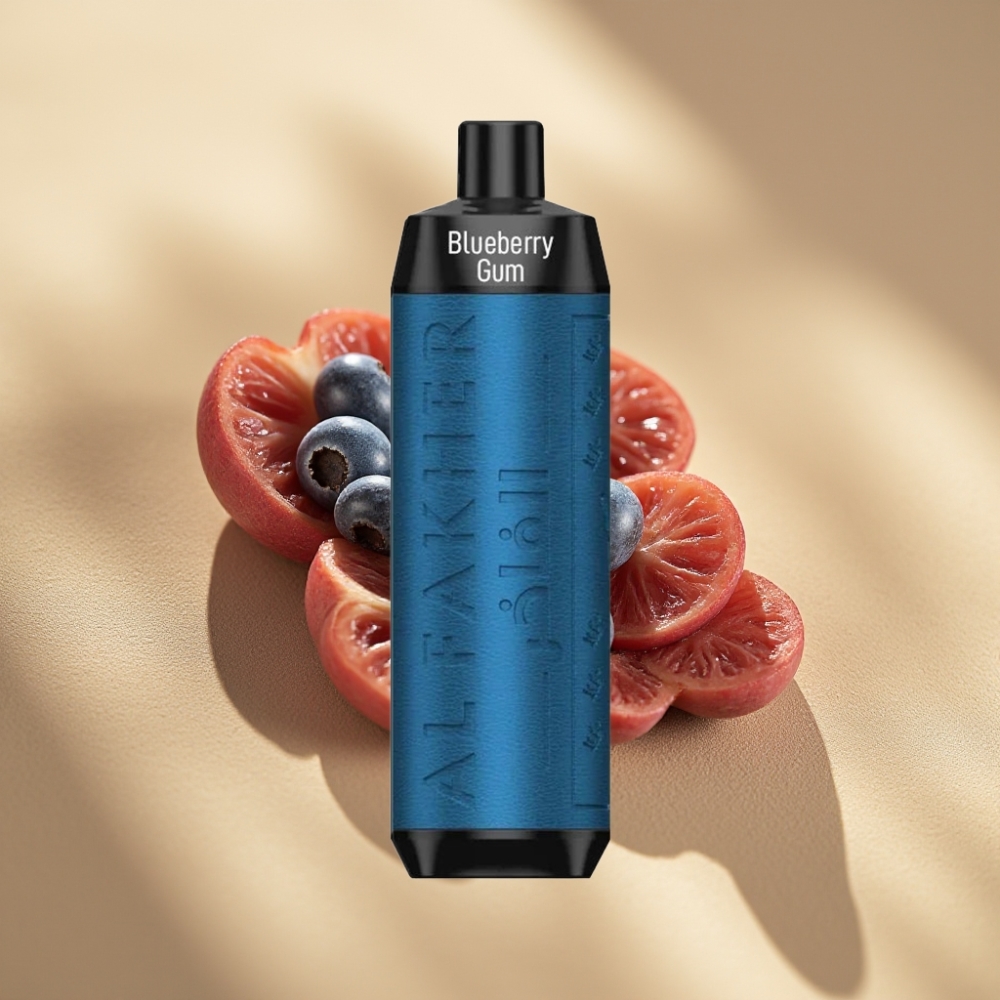 Al Fakher Crown Bar 8000 Crystal Disposable Vape Blueberry Gum 600mAh 18mL 5mg