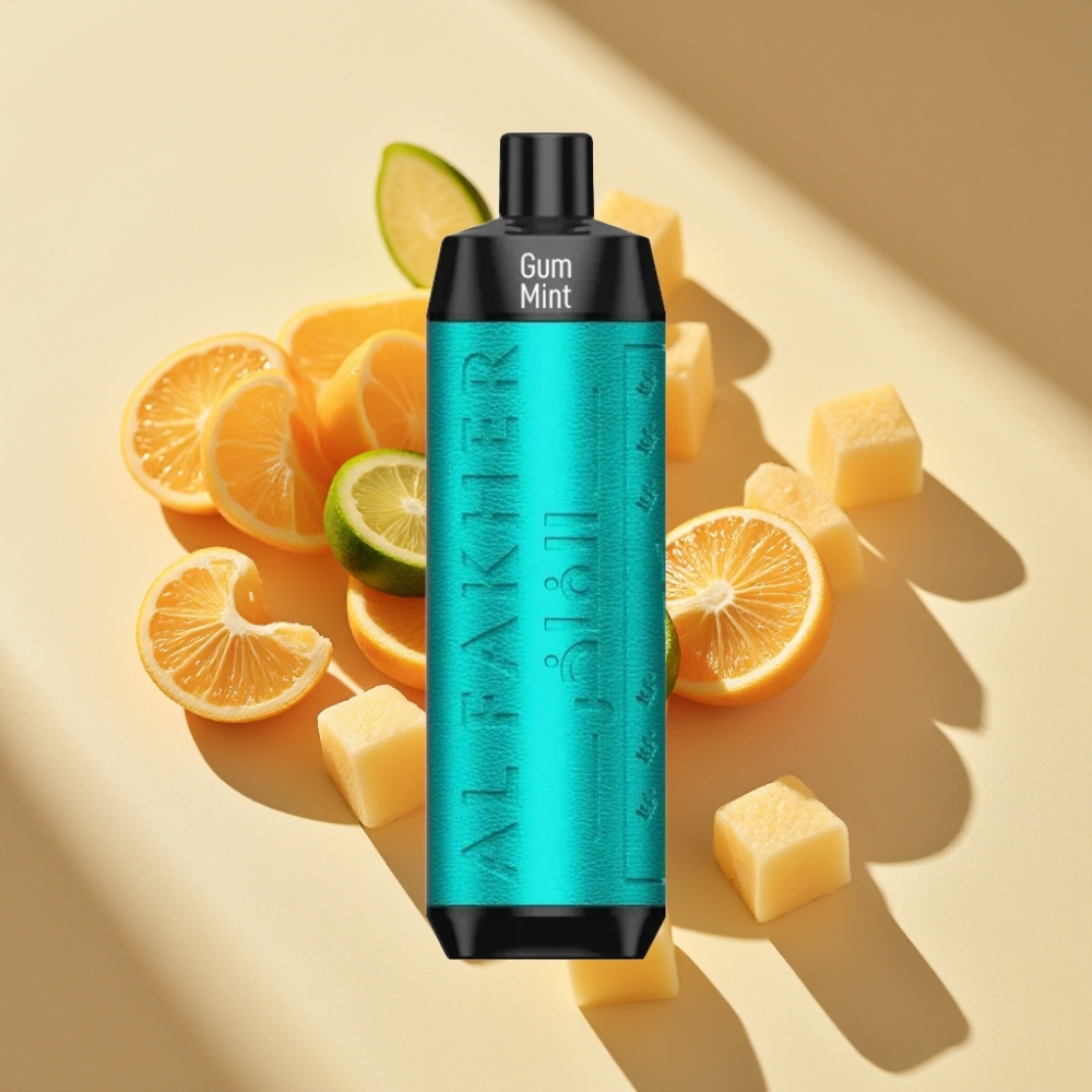 Al Fakher Crown Bar 8000 Crystal Disposable Vape Gum Mint 18mL 5mg 600mAh