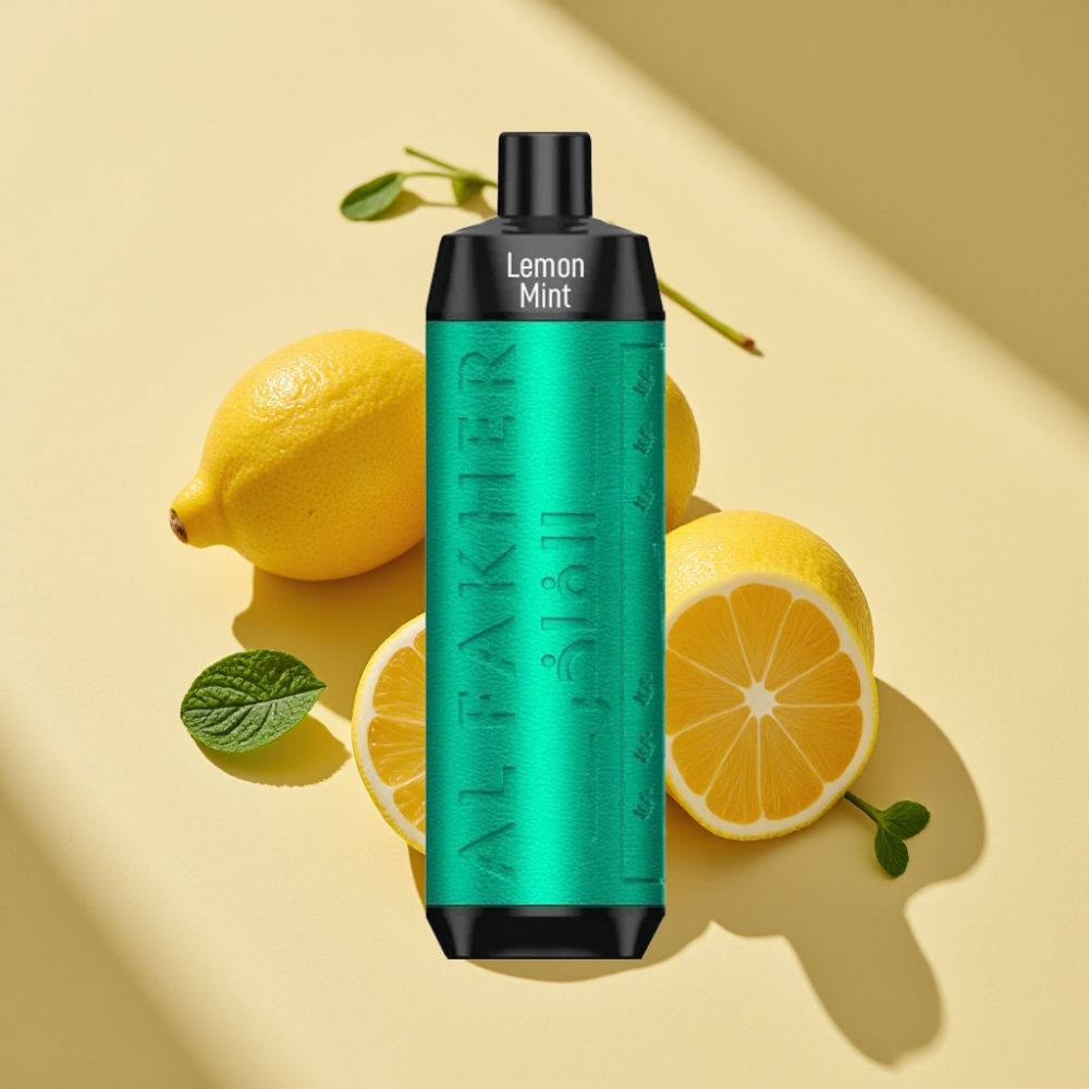 Al Fakher Crown Bar 8000 Crystal Disposable Vape Lemon Mint 18ml 5mg 600mAh
