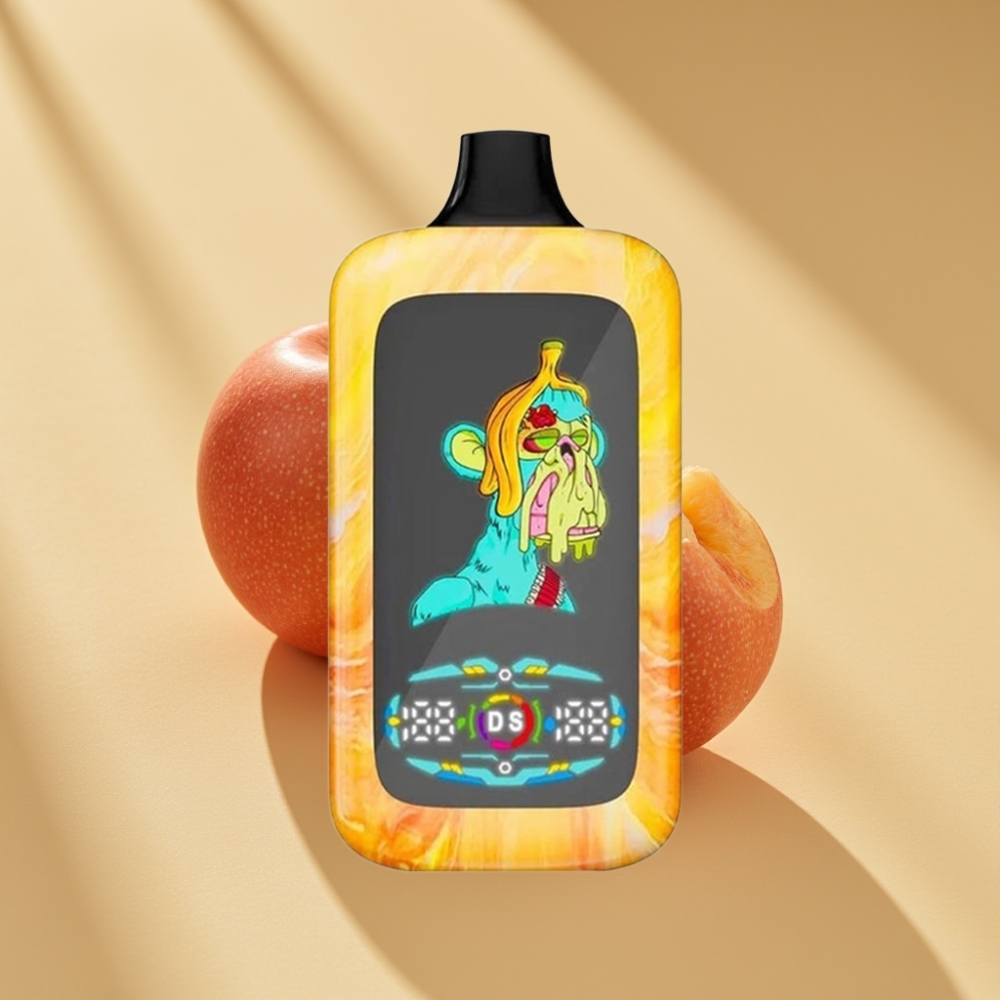 Fumot Digital Monkey 40000 Puffs Dual/Single Engine Dual Mesh 850MAH Type-C Double Apple Disposable Vape