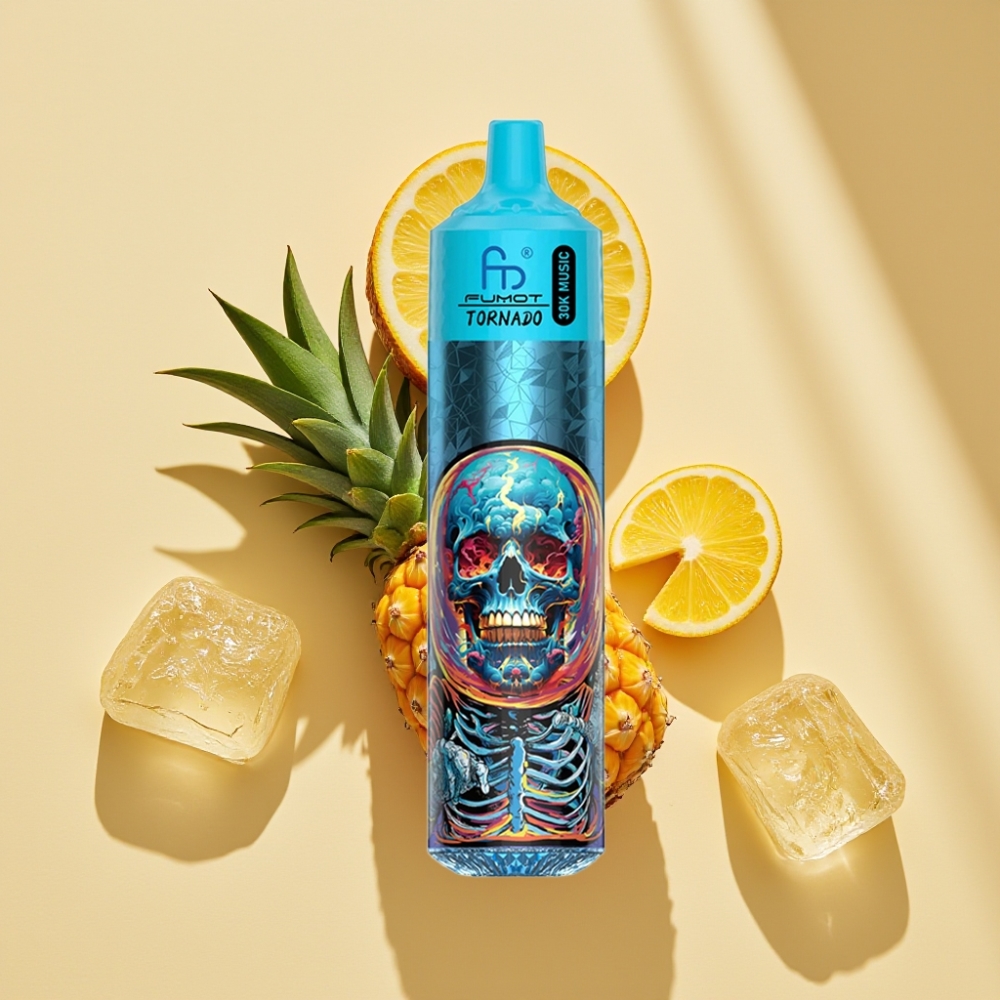 Fumot RandM Tornado 30000 Puffs 30mL 2%/5% 1.0Ohm Mesh 600mAh Pineapple Ice