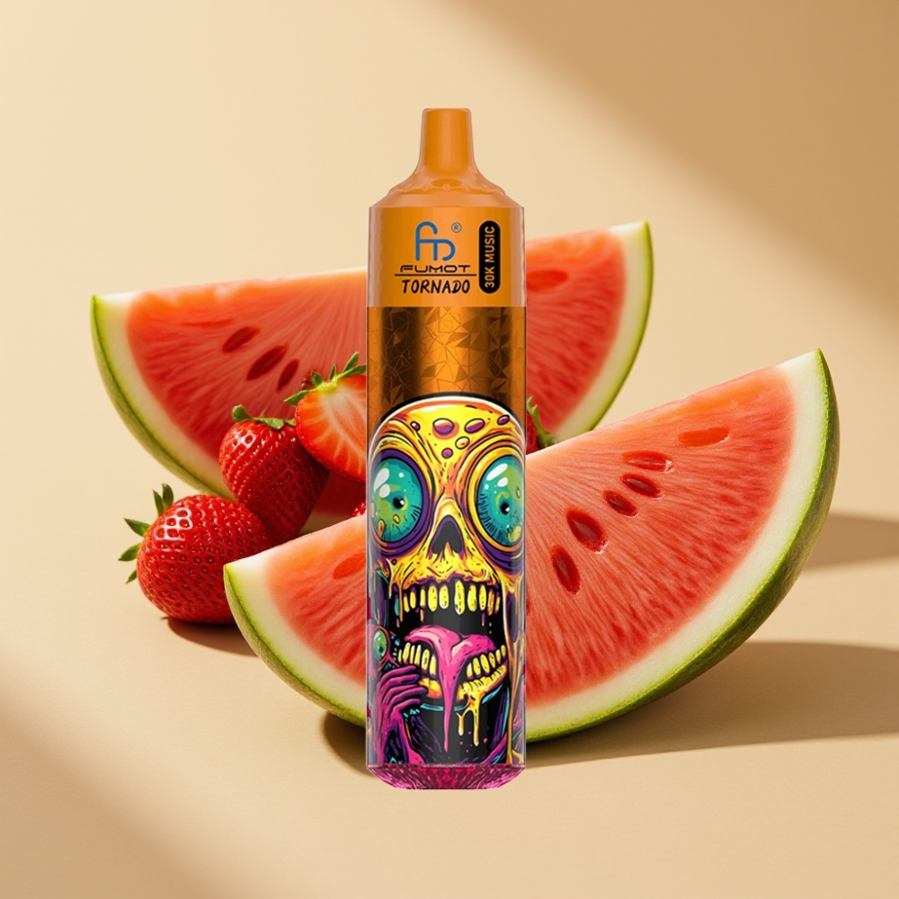 Fumot RandM Tornado 30000 Puffs 30mL 2%/5% 600mAh Strawberry Watermelon