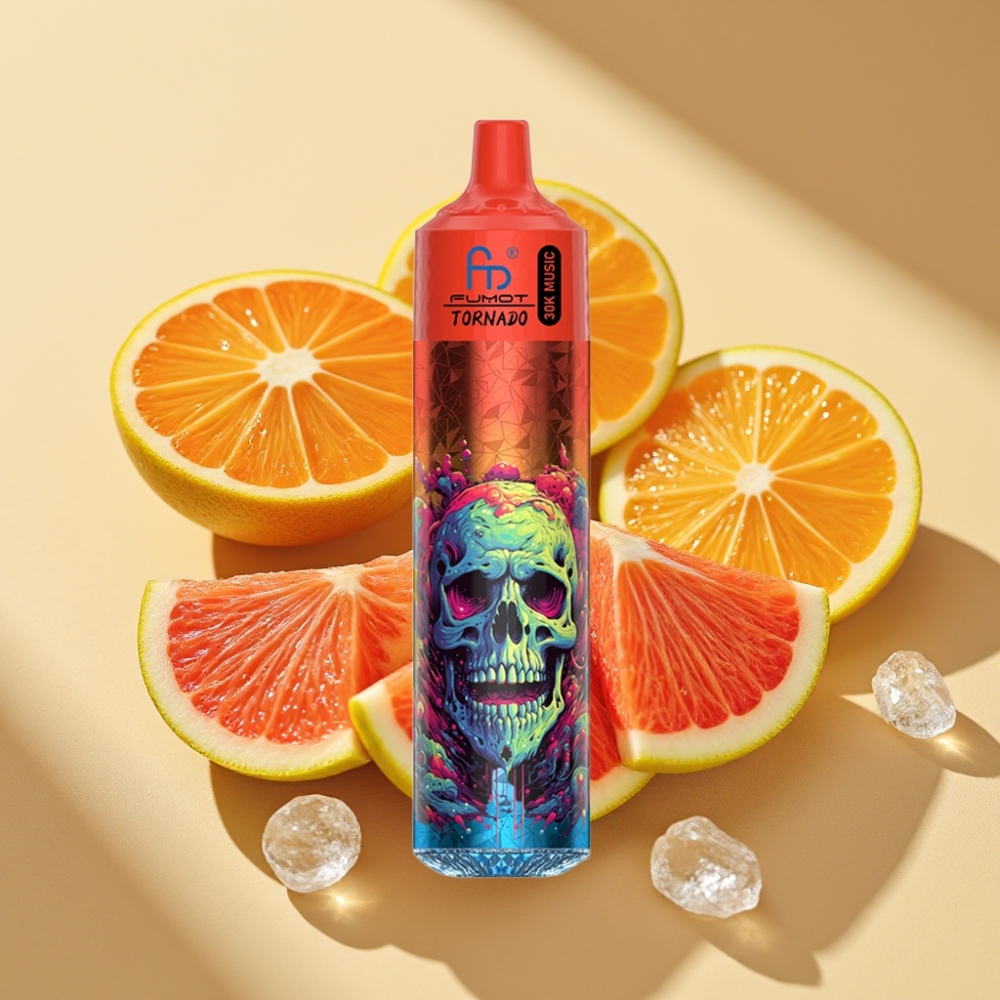 Fumot Randm Tornado 30000 Puffs 30mL 2%/5% 1.0 Ohm 600mAh LED Lush Ice