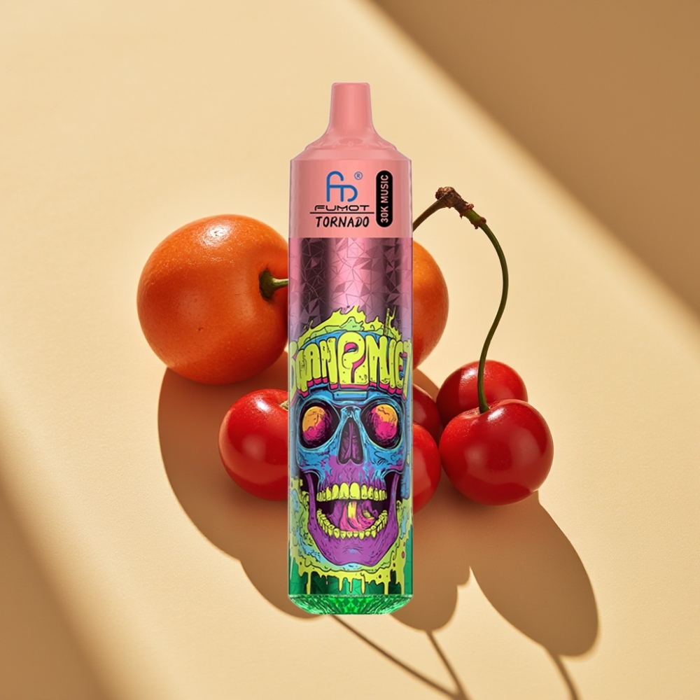 Fumot Randm Tornado 30000 Puffs 30mL 2%/5% 600mAh LED Triple Cherry Disposable Vape