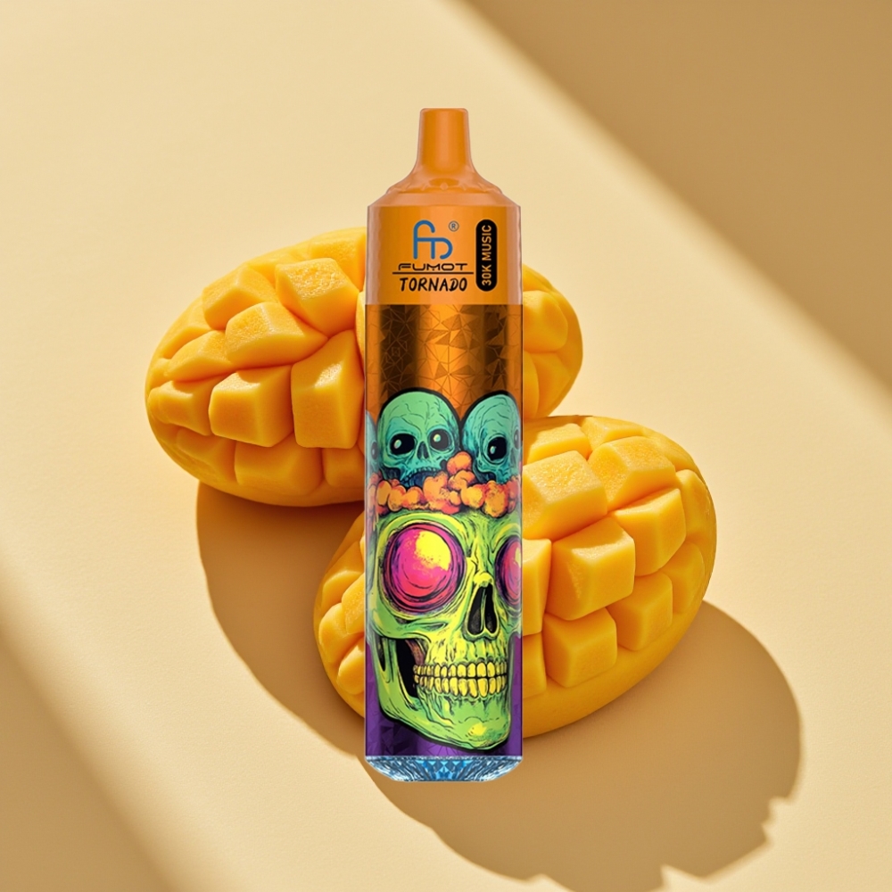 Fumot Randm Tornado 30000 Puffs 30mL 2%/5% 600mAh Rechargeable Triple Mango