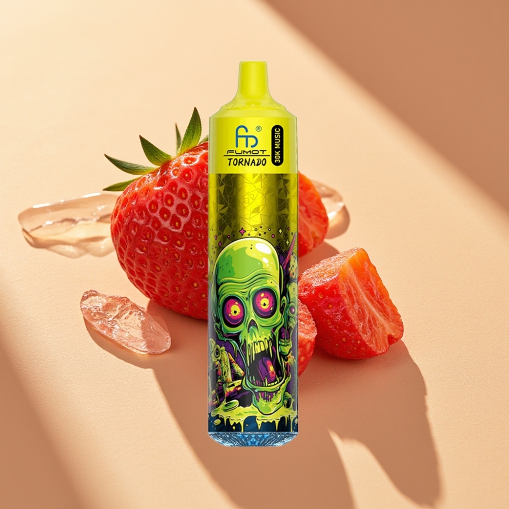 Fumot Randm Tornado 30000 Puffs 30mL 5% Strawberry Ice 600mAh 1.0 Ohm Mesh LED