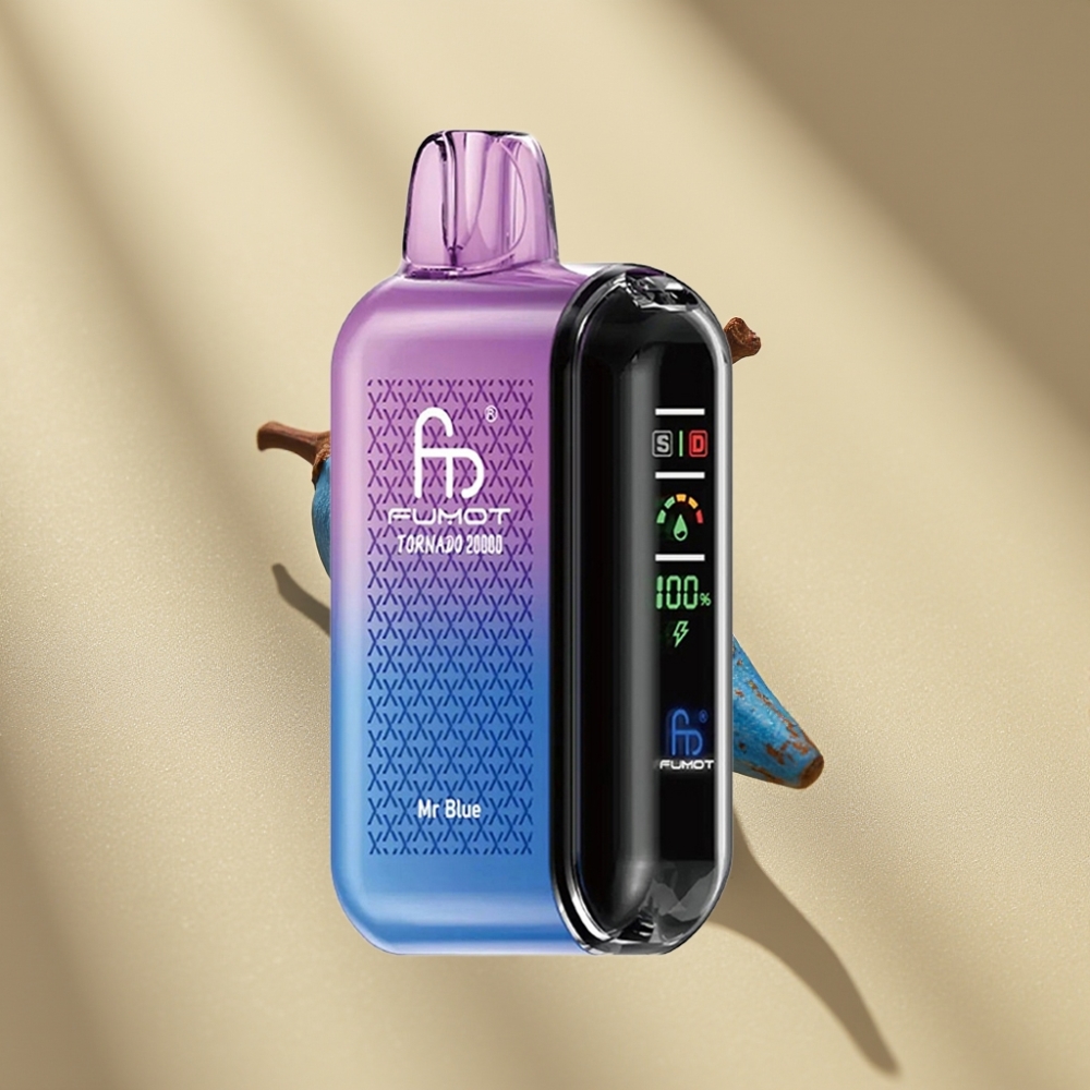 Fumot Tornado 20000 Puffs Dual Mesh 20ml 850mAh Airflow Mr Blue